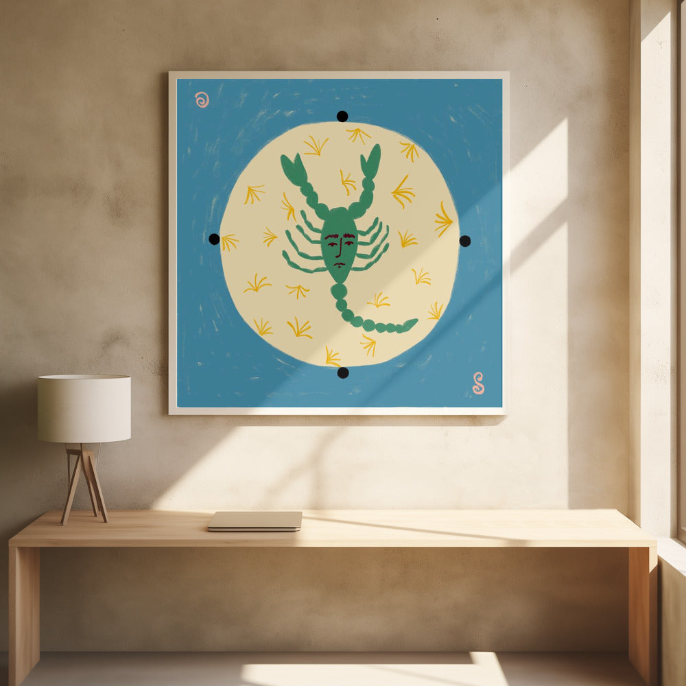 Scorpion With A Human Face | Poster