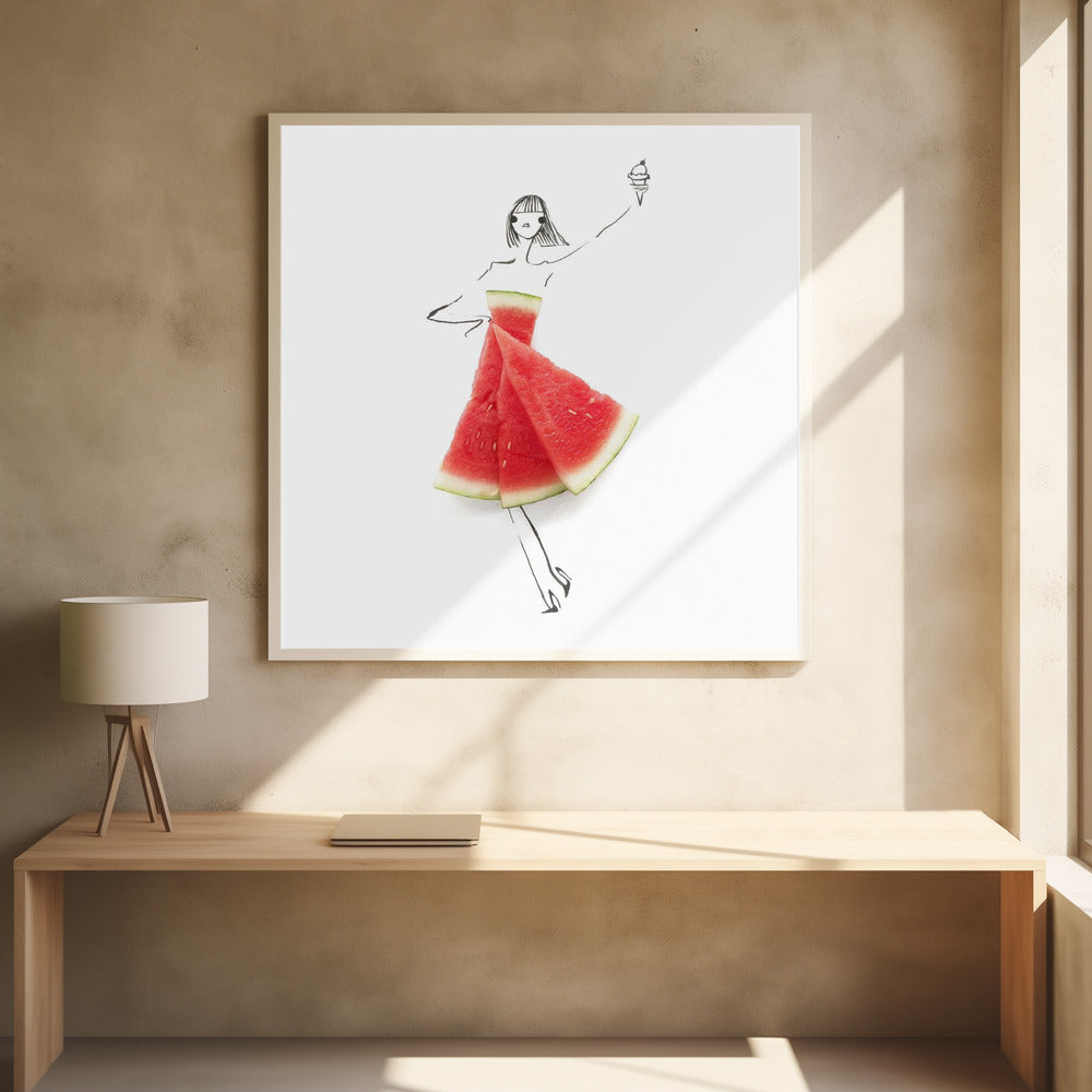 Watermelon Salut | Poster