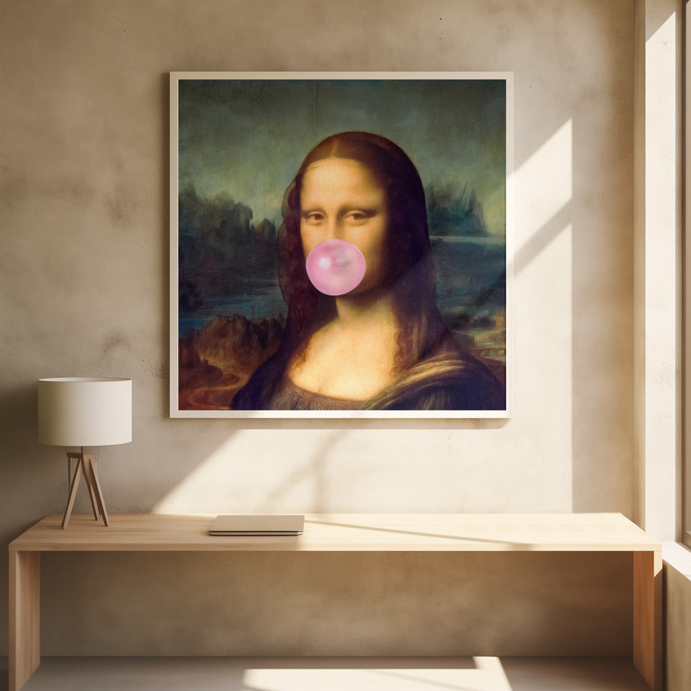 Mona Lisa Bubble Gum | Poster