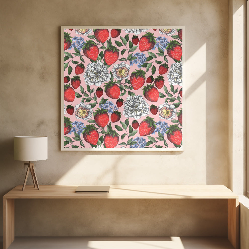 Berry Blossom Canvas | Poster