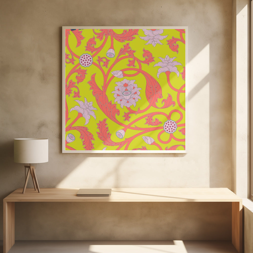 Floral Whimsy Maze | Poster
