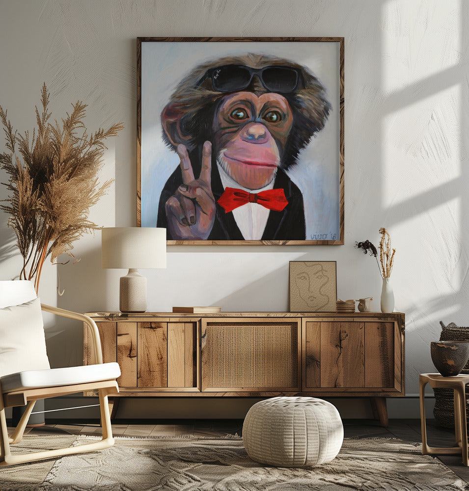 Cool Primate Charm | Poster