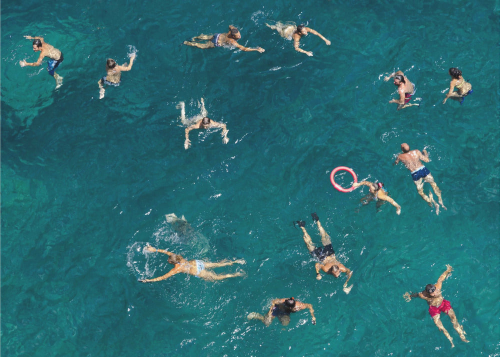 Blue water swim | Poster