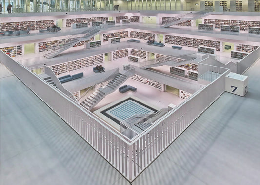 Stadtbibliothek Stuttgart inner space I | Poster