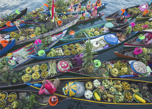 Banjarmasin Floating Market | Wallpaper