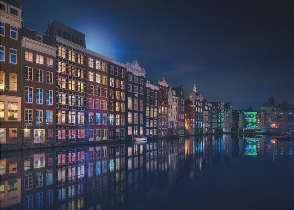 Amsterdam Windows Colors | Poster