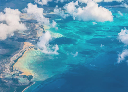 Sand Beach meets ocean | Poster