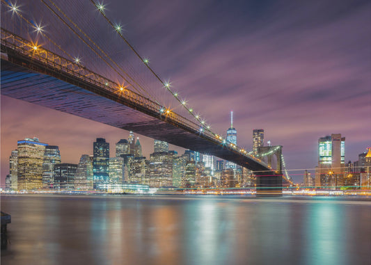 Brooklyn Bridge at Night | Poster