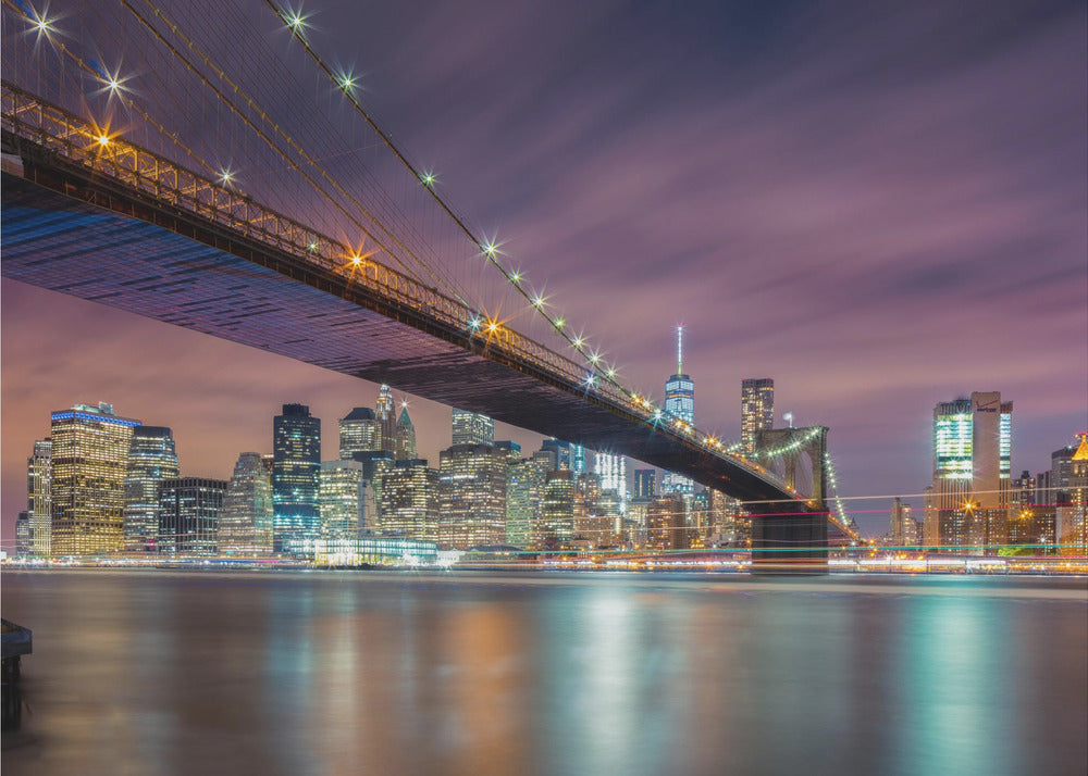 Brooklyn Bridge at Night | Wallpaper