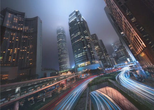 Hong Kong City Lights | Poster