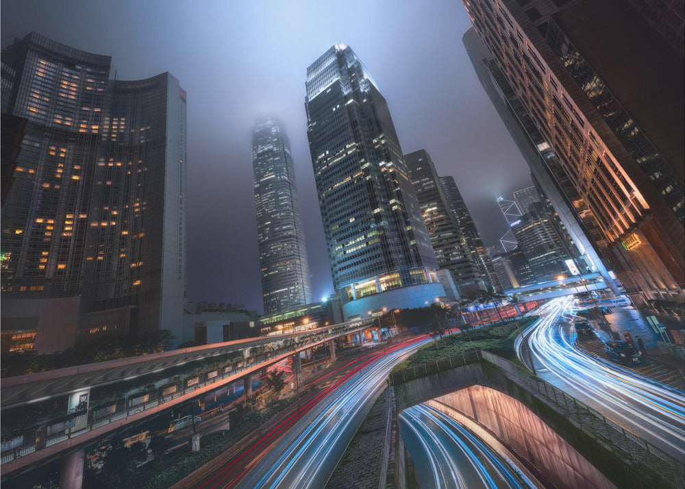 Hong Kong City Lights | Canvas