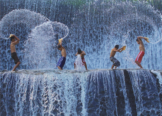 Playing with splash | Poster