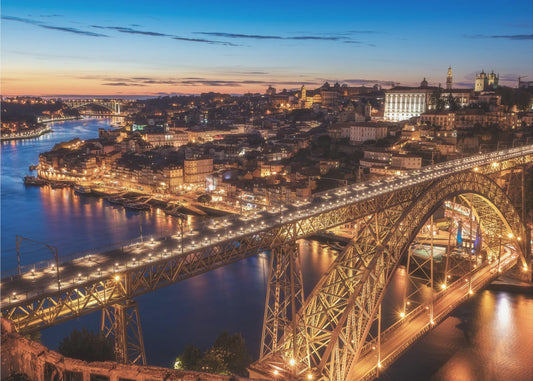 Portugal - Porto Blue Hour | Poster