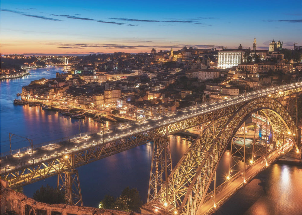 Portugal - Porto Blue Hour | Canvas