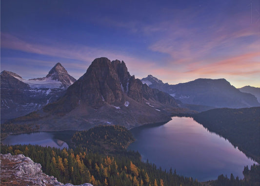 Twilight at Mount Assiniboine | Poster