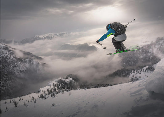 Backcountry skiing | Poster