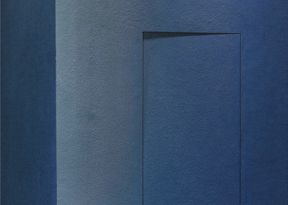 Blue minimalism or a secret door | Poster