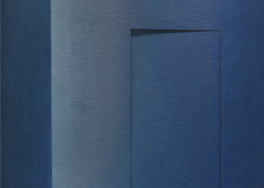 Blue minimalism or a secret door | Poster