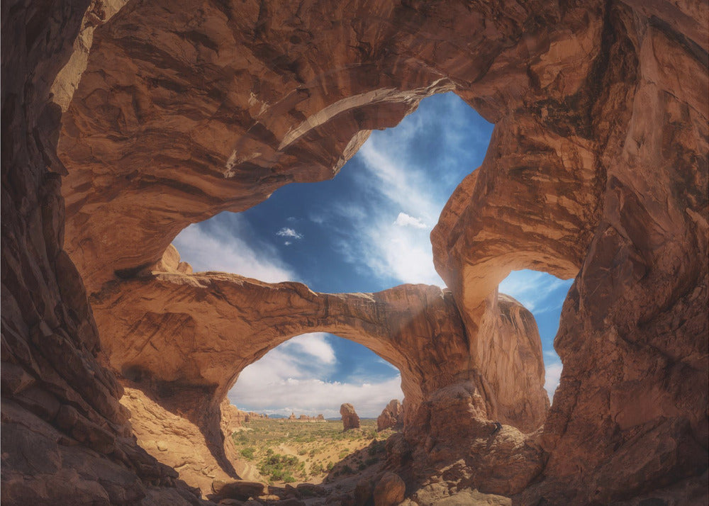 Double arch. | Canvas