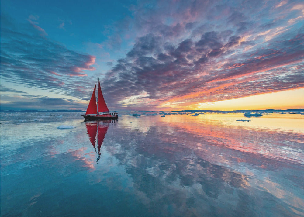 Greenland fire sky | Canvas