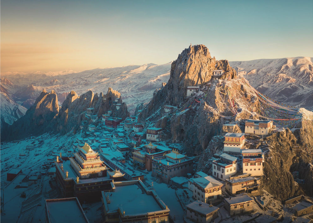 Tibetan temple 《崷崒孜珠》 | Wallpaper