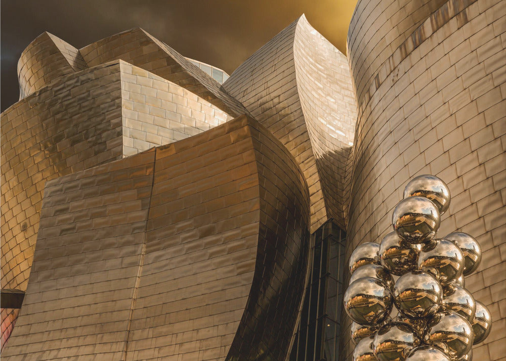 Reflections on spheres (Serie Guggenheim Bilbao) | Poster