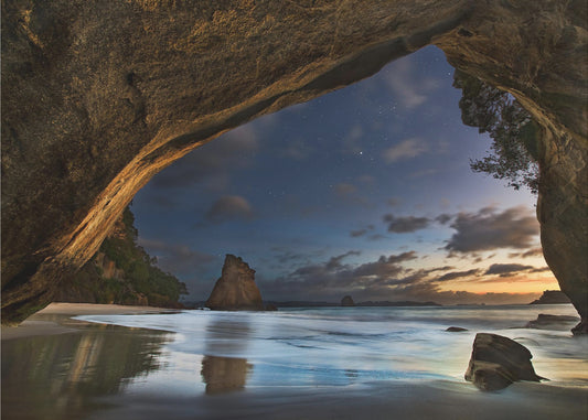 Cathedral Cove | Canvas