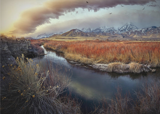 Owens River at Sunrise | Wallpaper