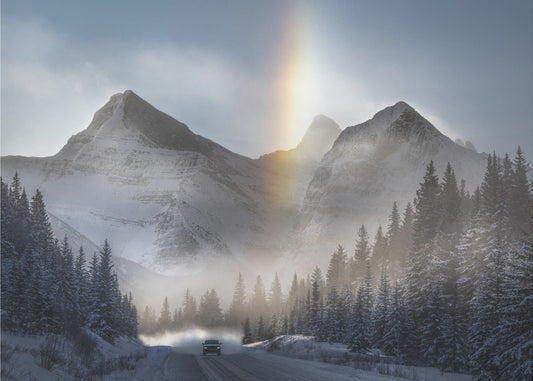 Riding Under Frozen Rainbow | Wallpaper