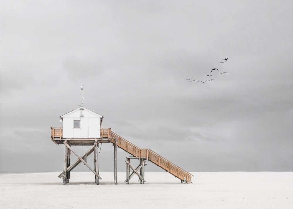 on the beach | Poster