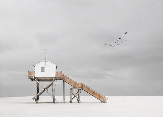 on the beach | Poster