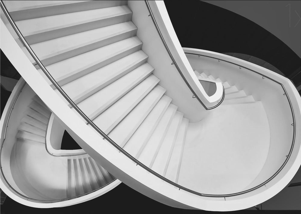 B&amp;W staircase | Poster