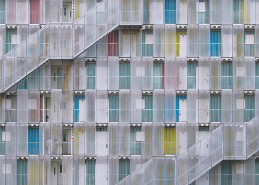 Pastel Color Doors | Poster