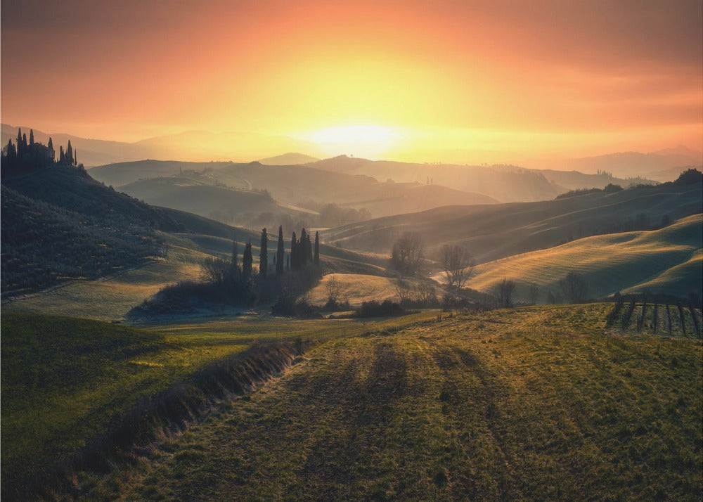 Val d'Orcia in the morning | Canvas