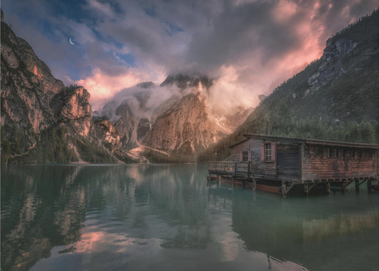 Lago di Braies, Dolomites | Canvas