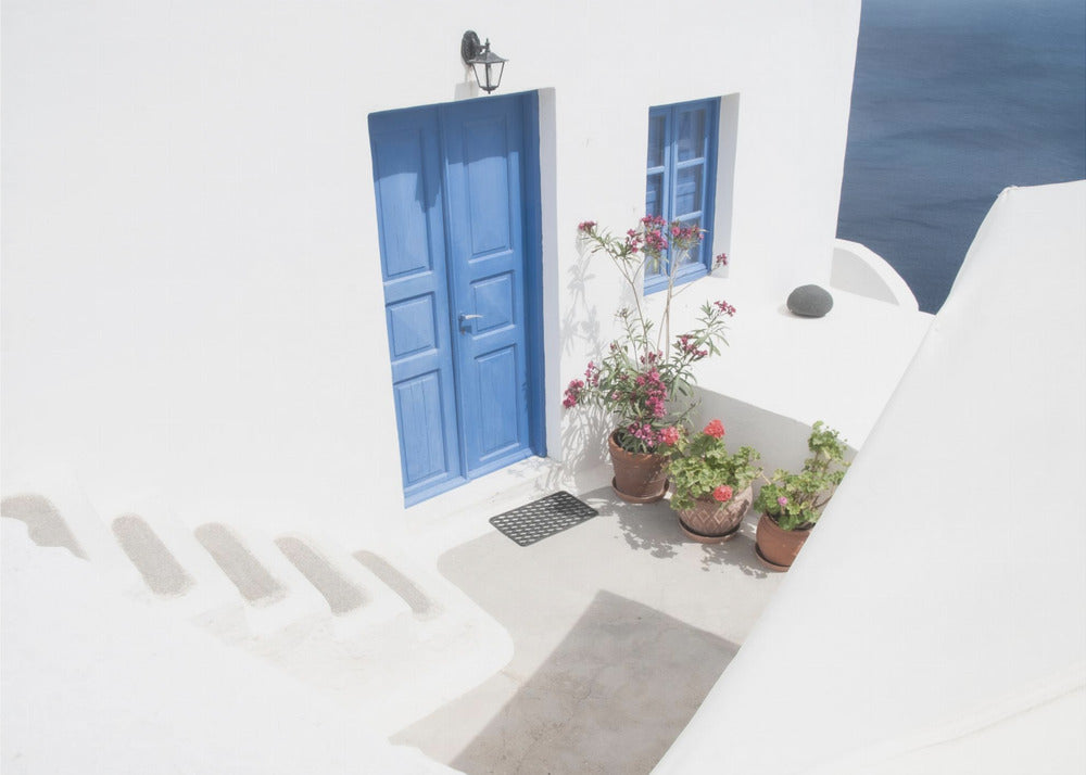 steps down to blue | Canvas