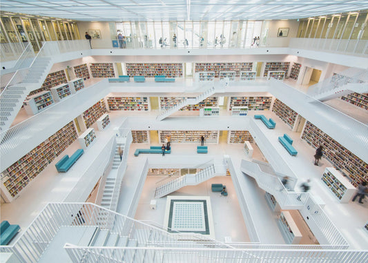 library Stuttgart | Canvas
