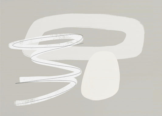 Grey And White Tones | Poster