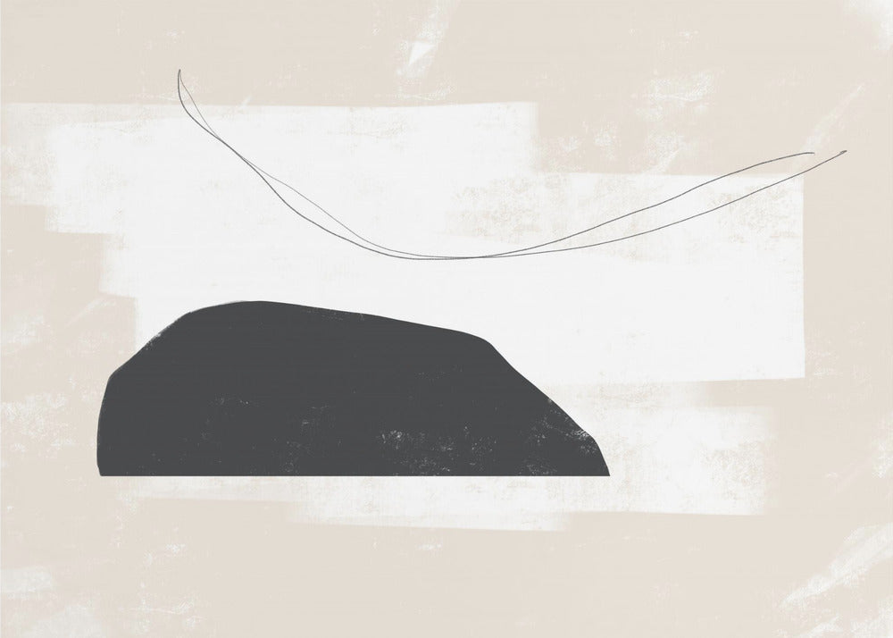 Black Geometric Shapes | Poster