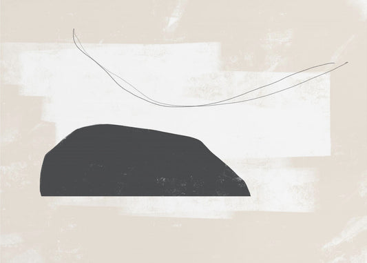 Black Geometric Shapes | Poster