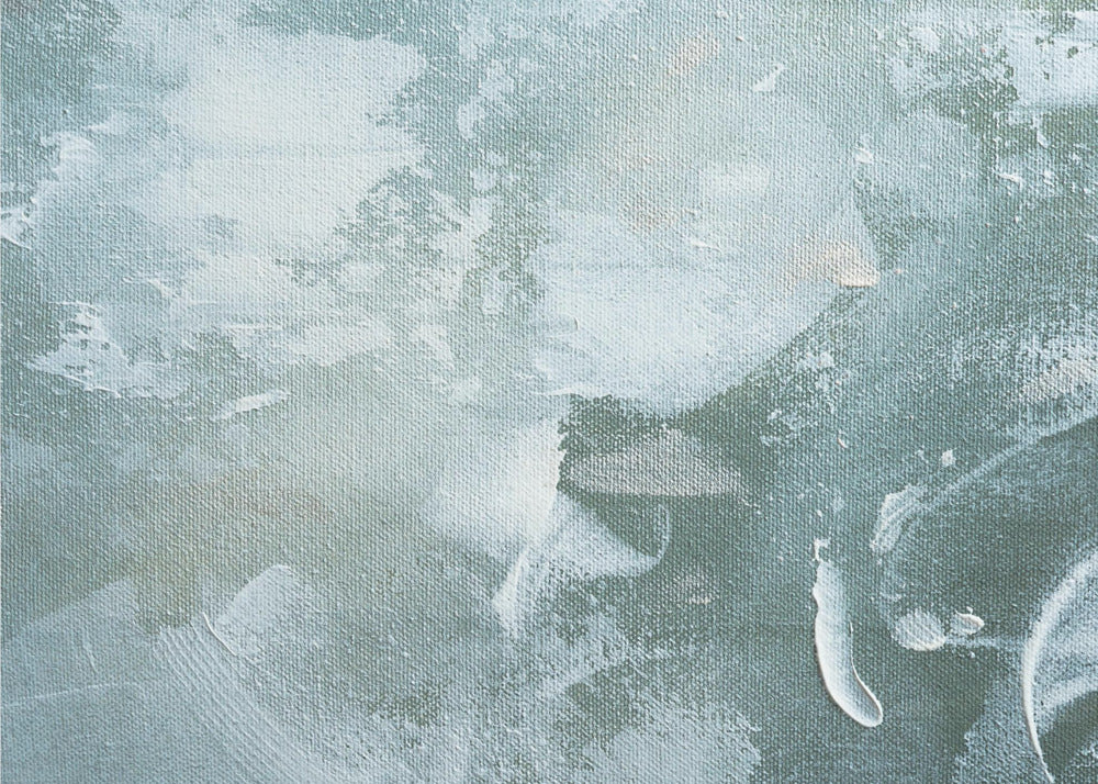 Green and White Acrylic | Poster