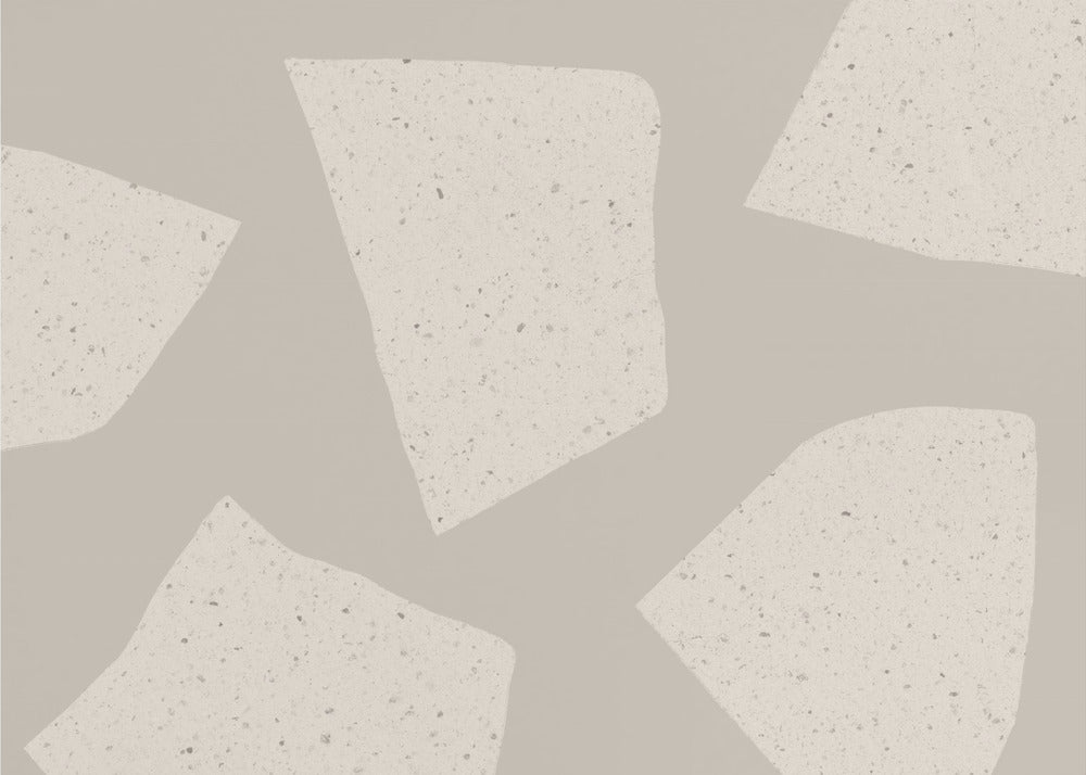 Irregular Light Beige Shapes | Canvas