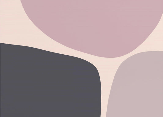 Organic Shapes In Muted Tones | Wallpaper