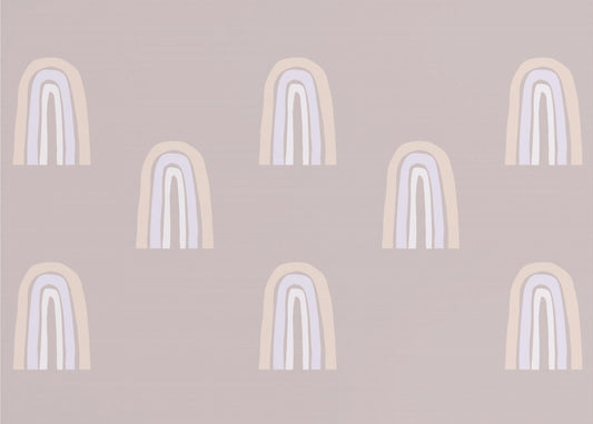 Pastel Arches Pattern | Canvas
