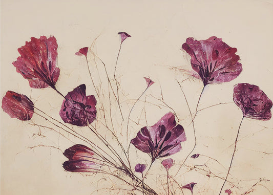 Crimson Bloom Dance | Wallpaper