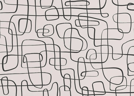 Curved Maze Lines | Canvas