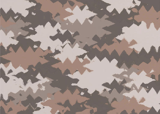 Zigzag Earth Tones | Poster
