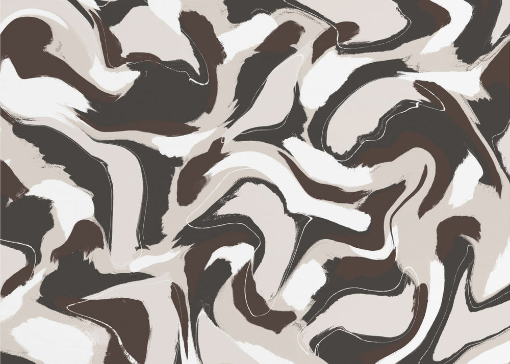 Swirling Earth Tones | Canvas