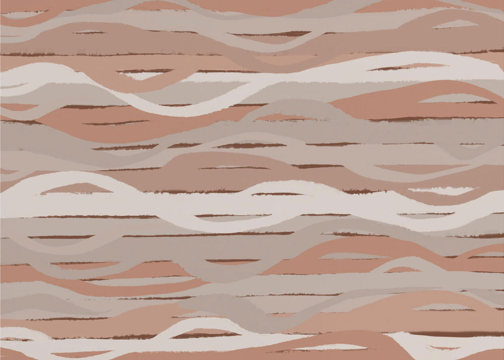 Earthy Waves | Wallpaper