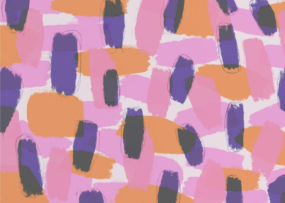 Bold Color Strokes | Wallpaper